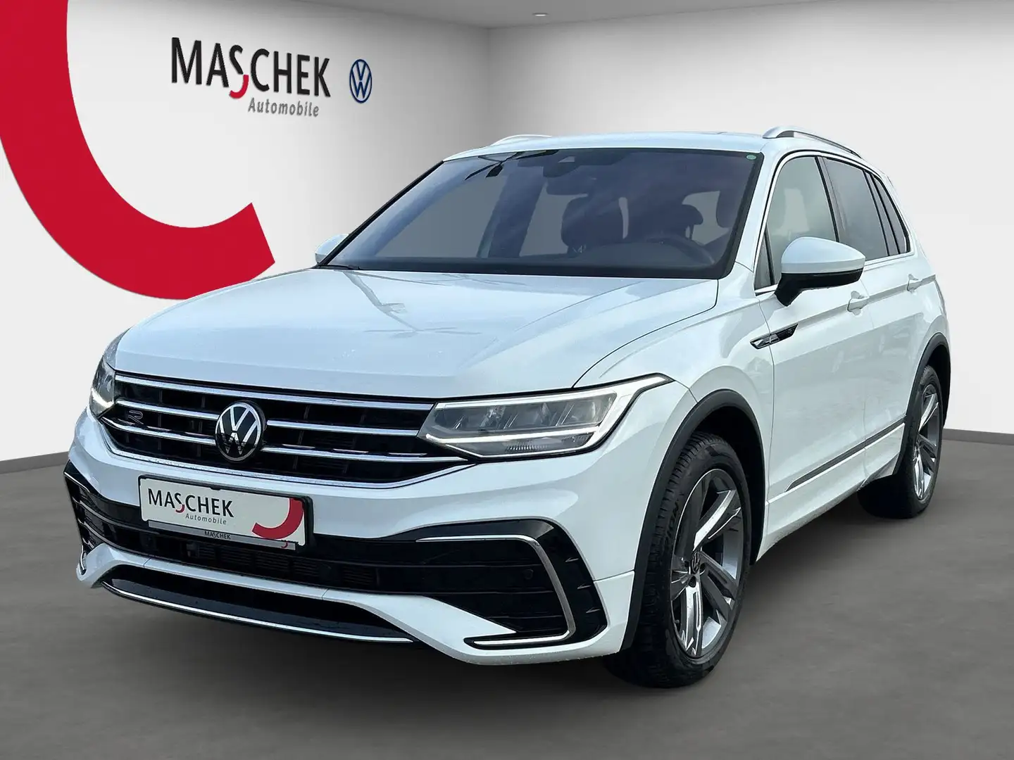 Volkswagen Tiguan R-Line 2.0 TDI Sonderleasing AHK Standh Rear View Weiß - 2