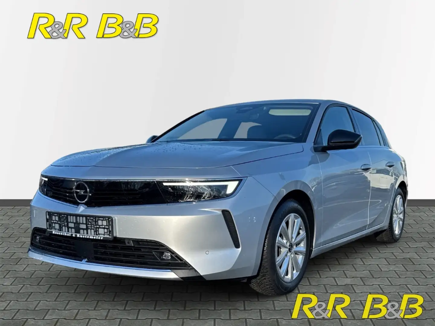 Opel Astra L Elegance 1.2 Turbo NAVI+SHZ+CARPLAY+LHZ+ACC+AHK+ Silber - 1