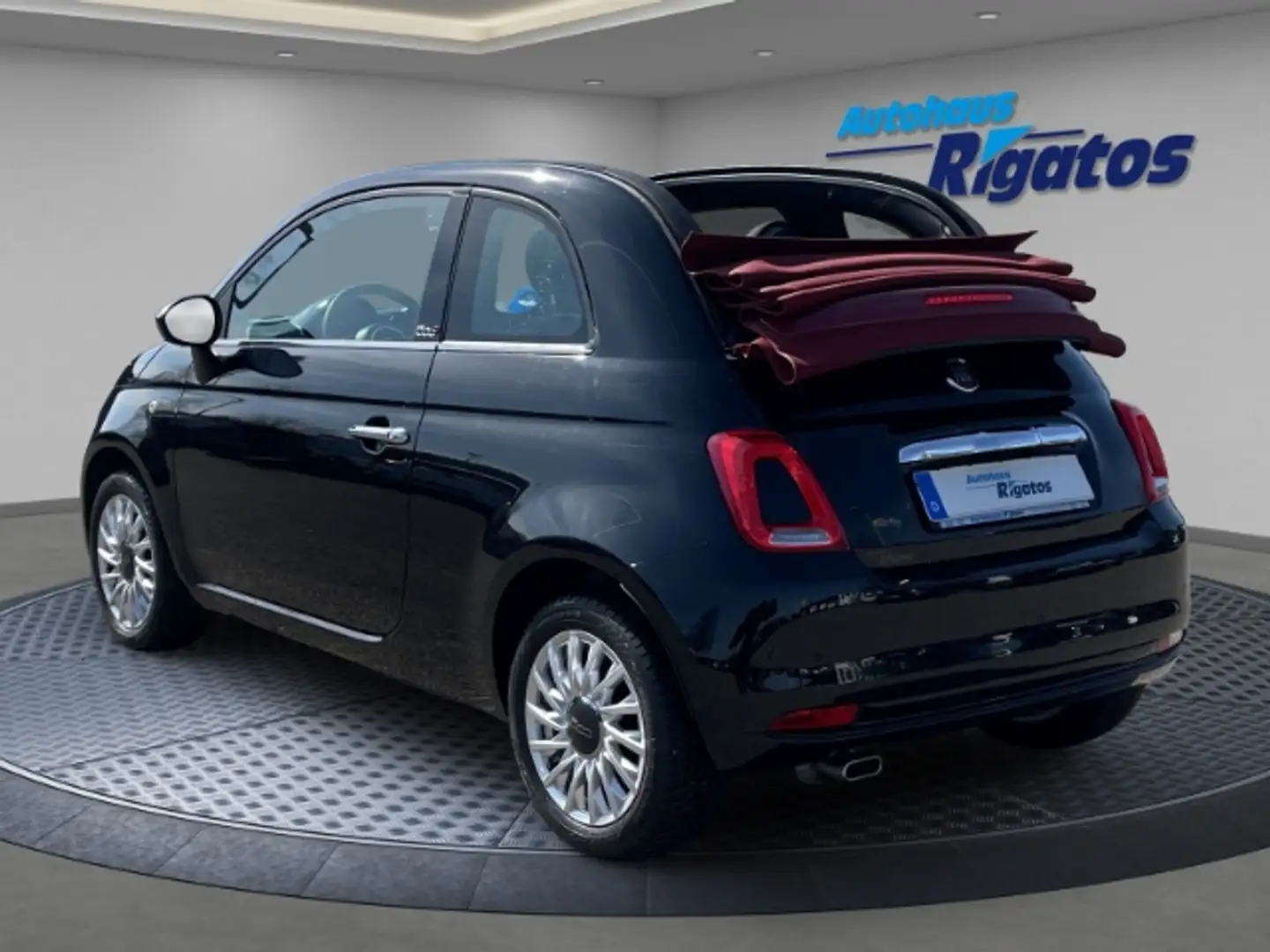 Fiat 500C 1.2 Lounge Klimaanlage, Einparkhilfe Schwarz - 2
