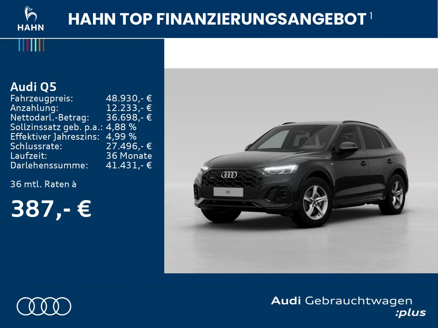 Audi Q5 40TDI quattro S tronic S line Virtual Matrix Schwarz - 2