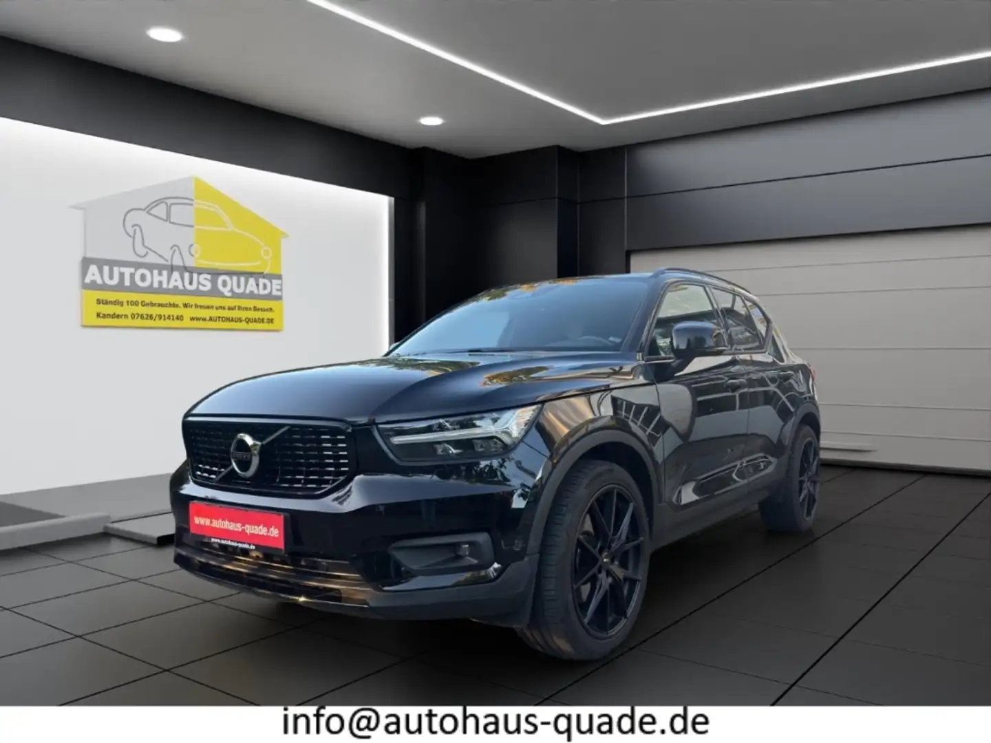 Volvo XC40 R Design 2WD T4 EU6d-T Navi Leder Digitales Cockpi Zwart - 1