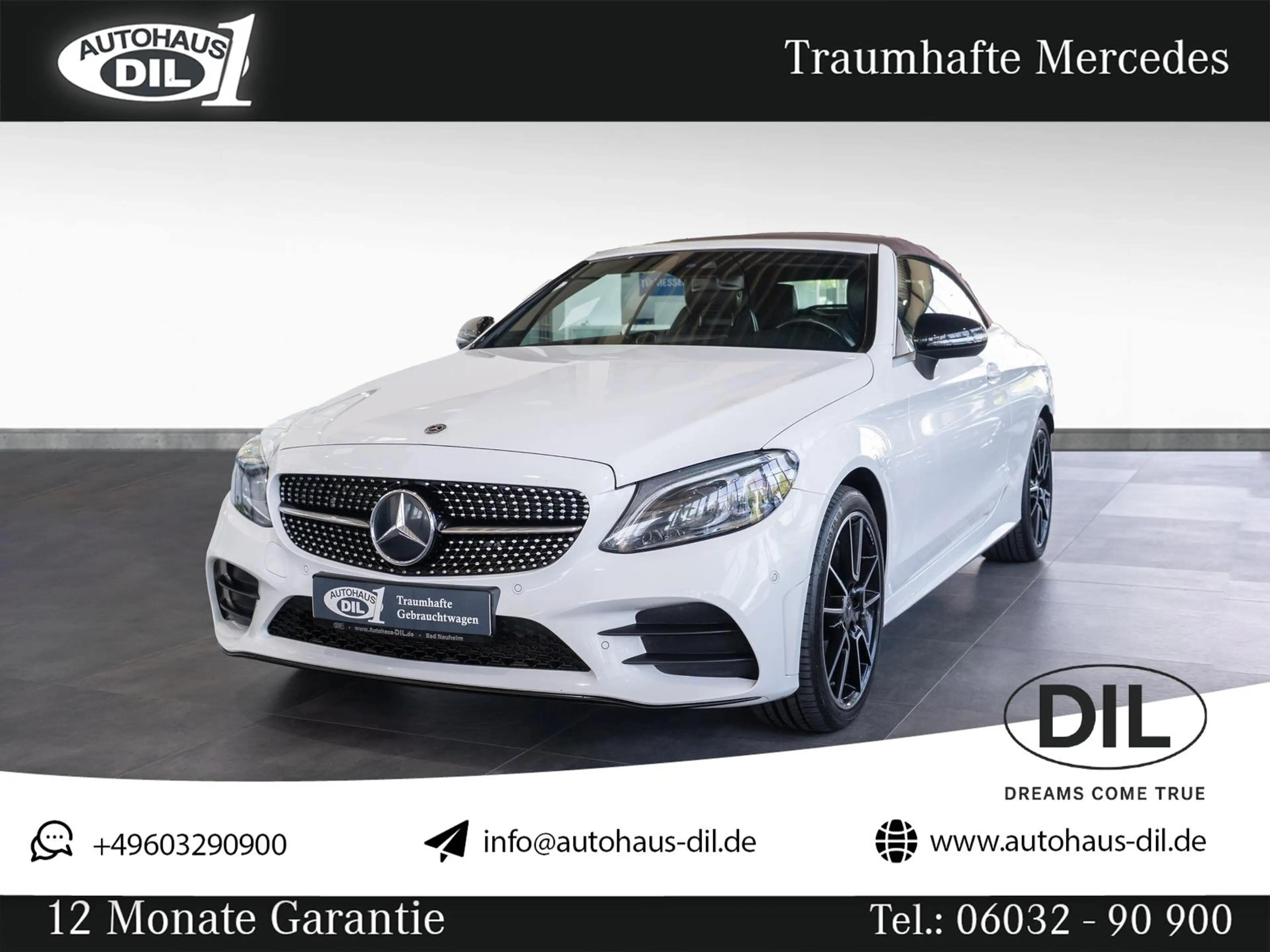 Mercedes-Benz C 400 Cabrio 4Matic 9G *AMG*MULTIBEAM*RFK*NIGHT*