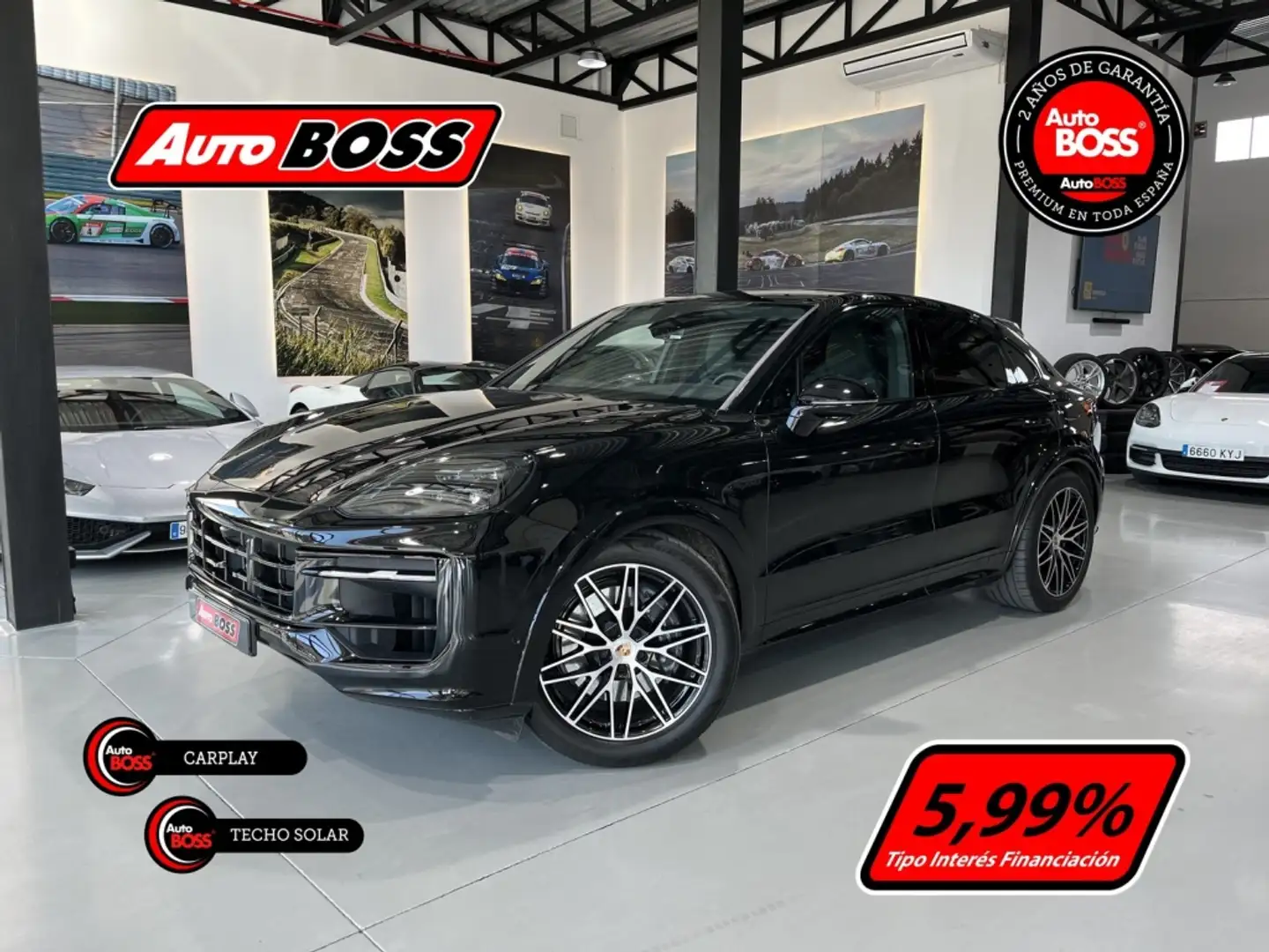 Porsche Cayenne Coupé E-Hybrid Aut. Negro - 1