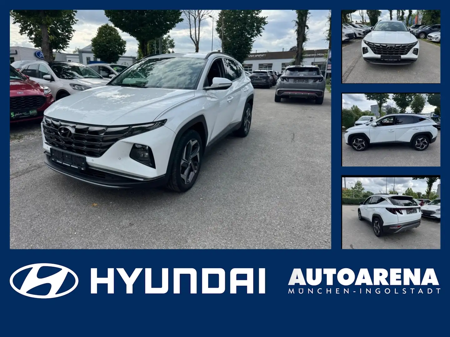 Hyundai TUCSON 1.6 T-GDI Trend SpurH LM 2xKlima PDC Blanc - 1