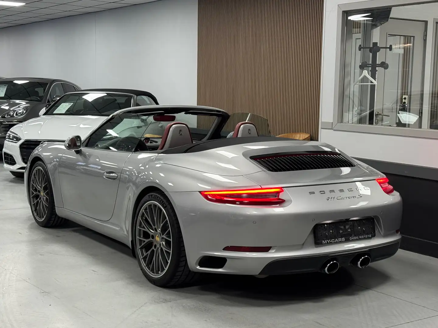 Porsche 991 -2 Carrera S Cabriolet 3.0 Turbo Pdk Full. Option Grijs - 2