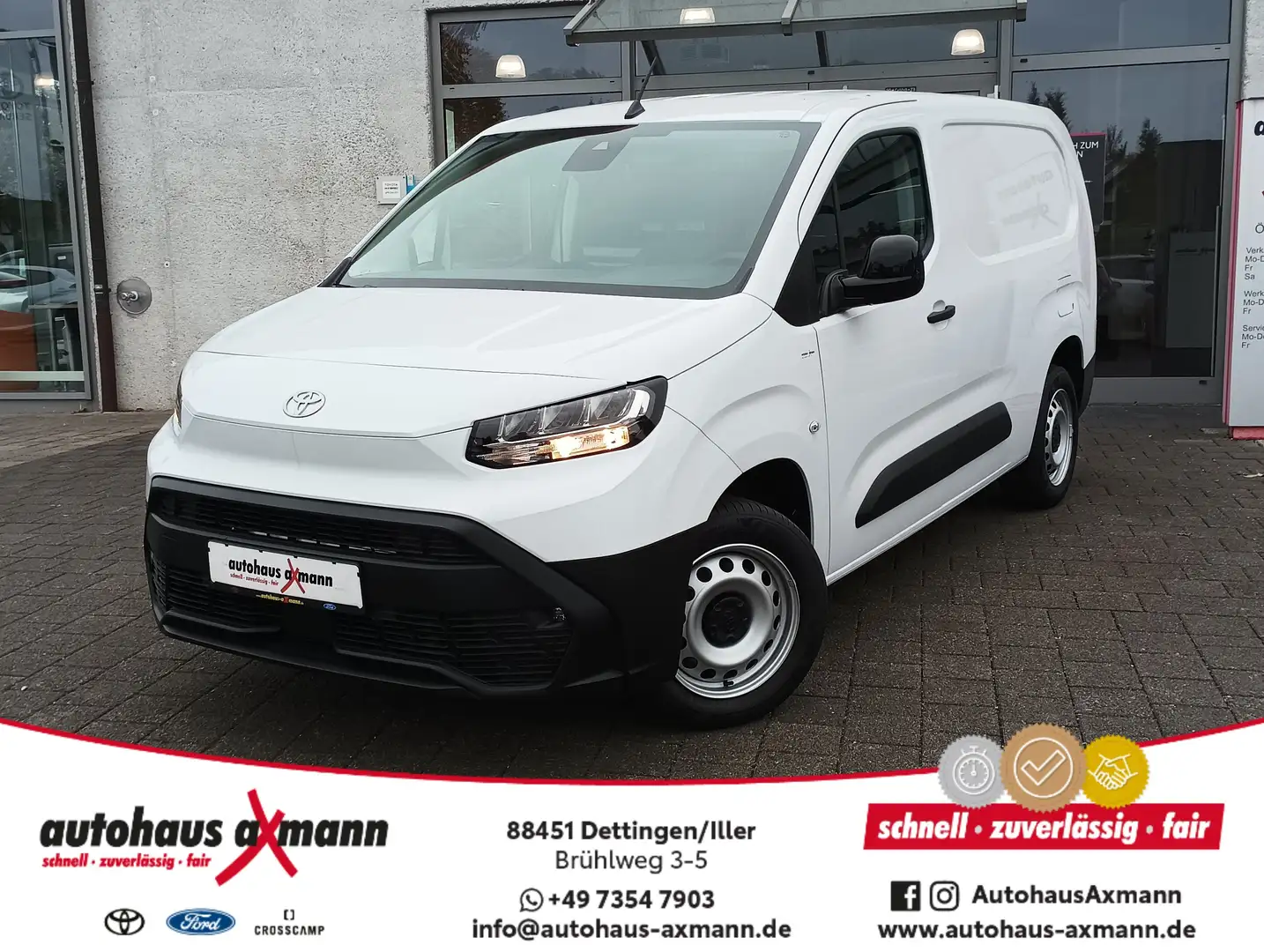 Toyota Proace City L2 1,5-l D-4D S Weiß - 1