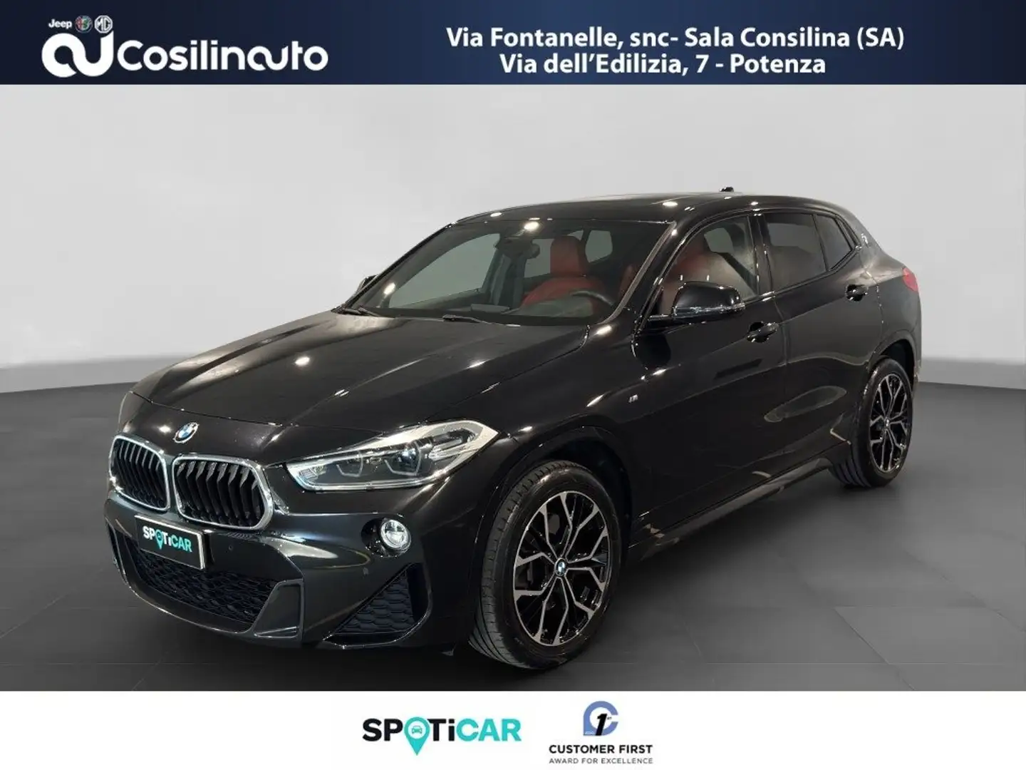 BMW X2 2.0 xDrive20d Msport 190 Cv AT9 Full Noir - 1