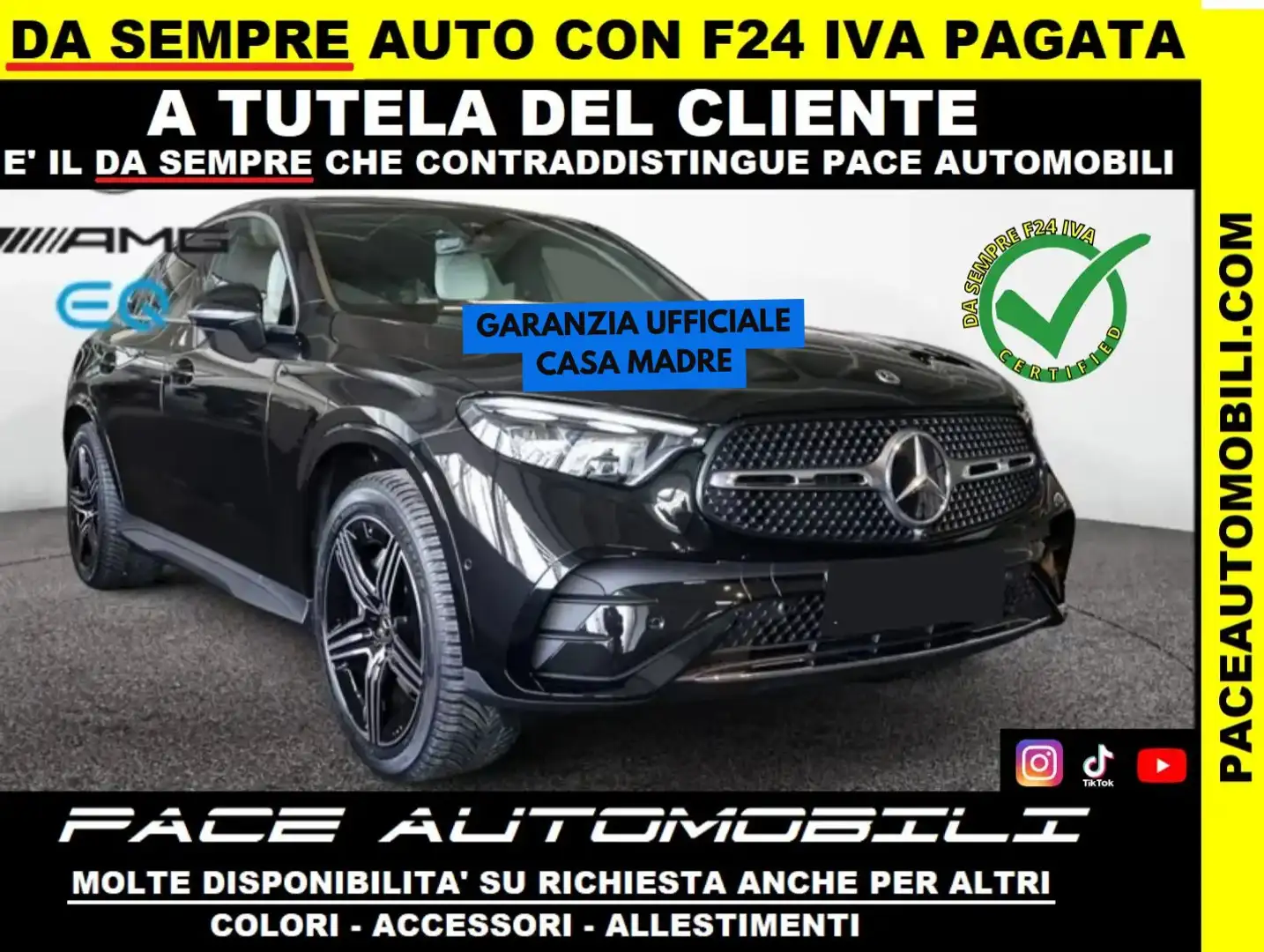 Mercedes-Benz GLC 200 4M NIGHT PACK AMG PREMIUM PDC LED KAMERA 360 NAVI Nero - 1