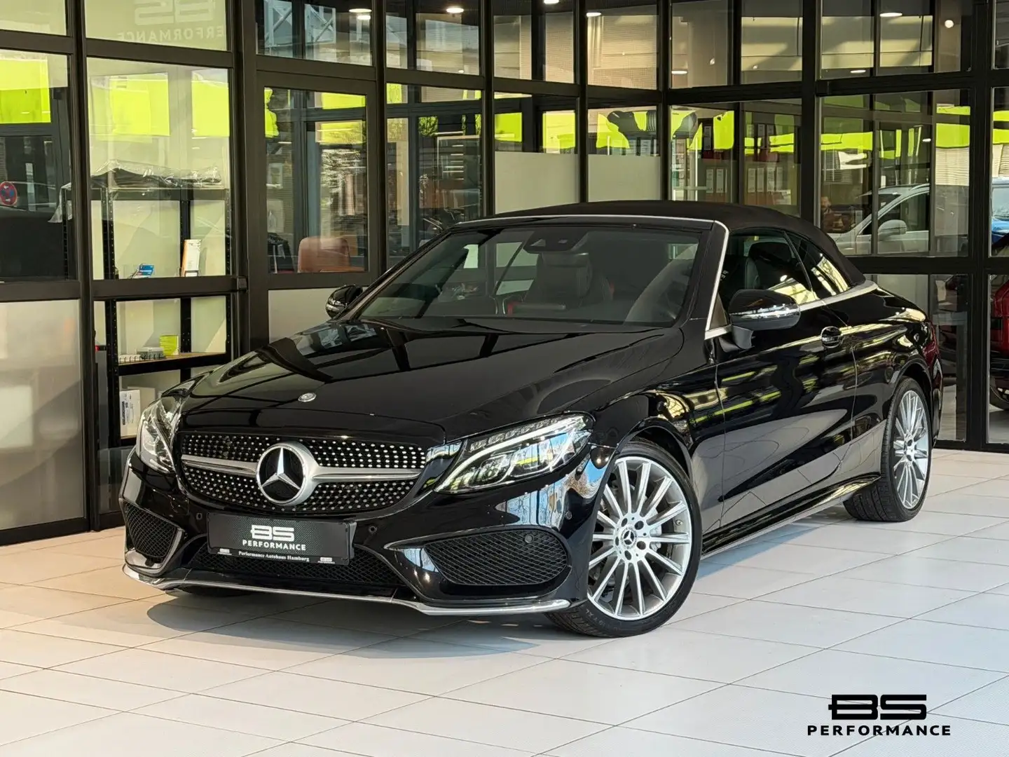Mercedes-Benz C 220 C220 d 4MATIC CABRIO |AMG-LINE|BURMESTER|KAMERA| Schwarz - 1