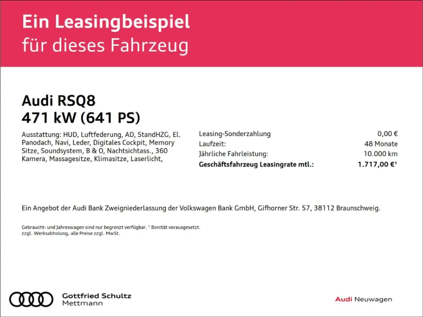 Audi RS Q8 MEGA POWER LASERLICHT STANDHEIZUNGPANO AHK O perfo Argintiu - 2