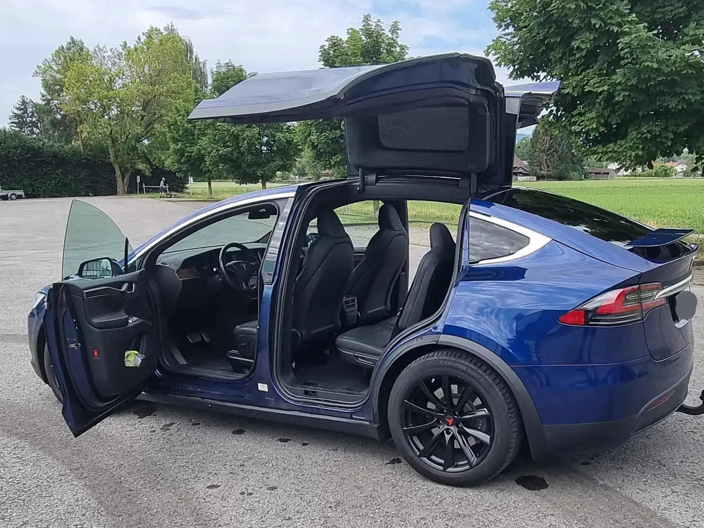 Tesla Model X Model X Raven 100D Long Range Blau - 2