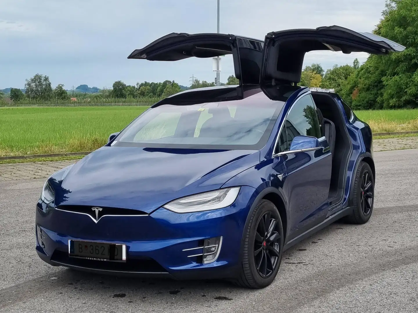Tesla Model X Model X Raven 100D Long Range Blau - 1