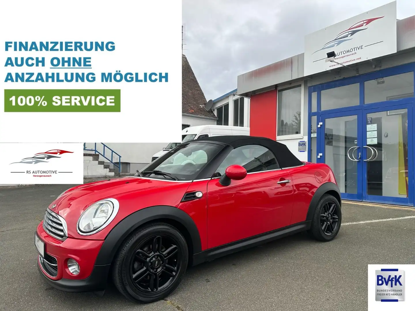 MINI Cooper Roadster Cooper 1.6*8fach*Leder*Klima* Rouge - 1