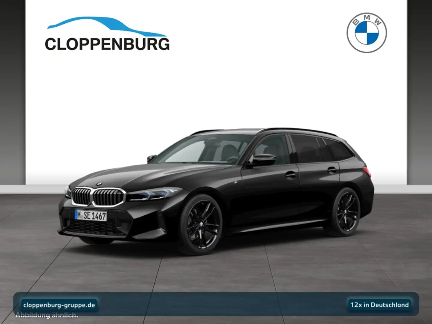 BMW 320 i Touring M Sportpaket Navi+SHZ+HiFi+LED+Ambi Schwarz - 1