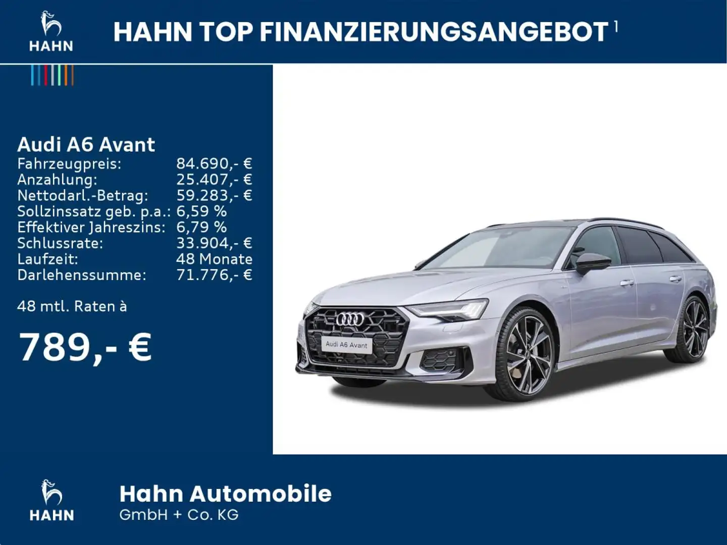 Audi A6 Avant / Sofort verfügbar / S line 50 TDI quattro 2 Silber - 2