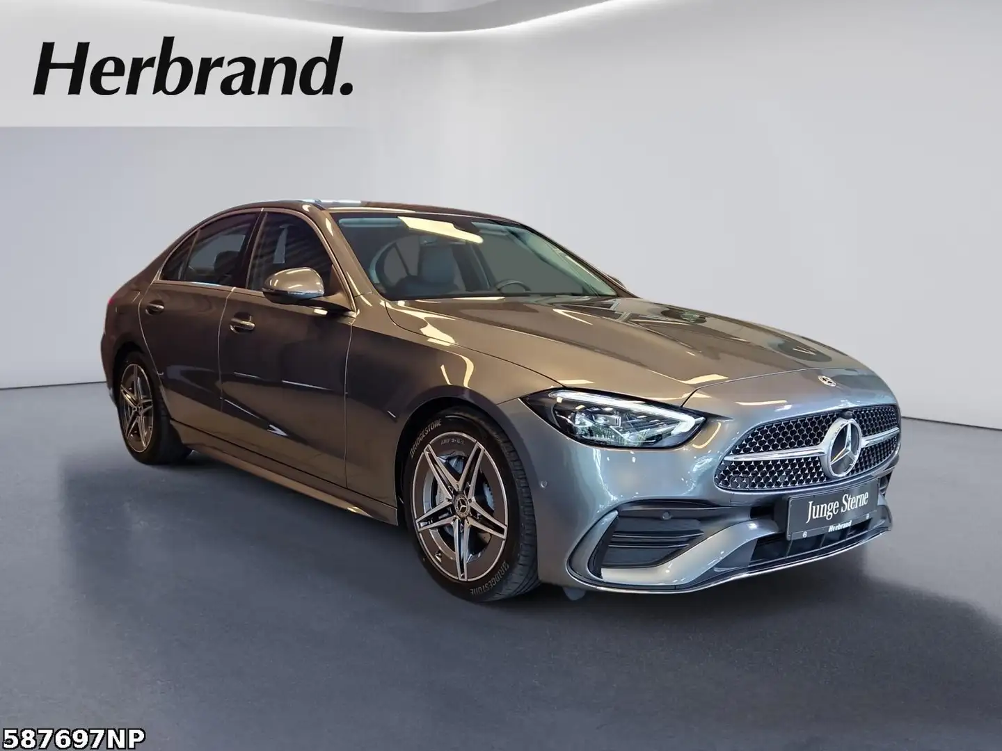 Mercedes-Benz C 300 d AMG  *Memory Ambiente SHZ. Spurhalteass. Gris - 2