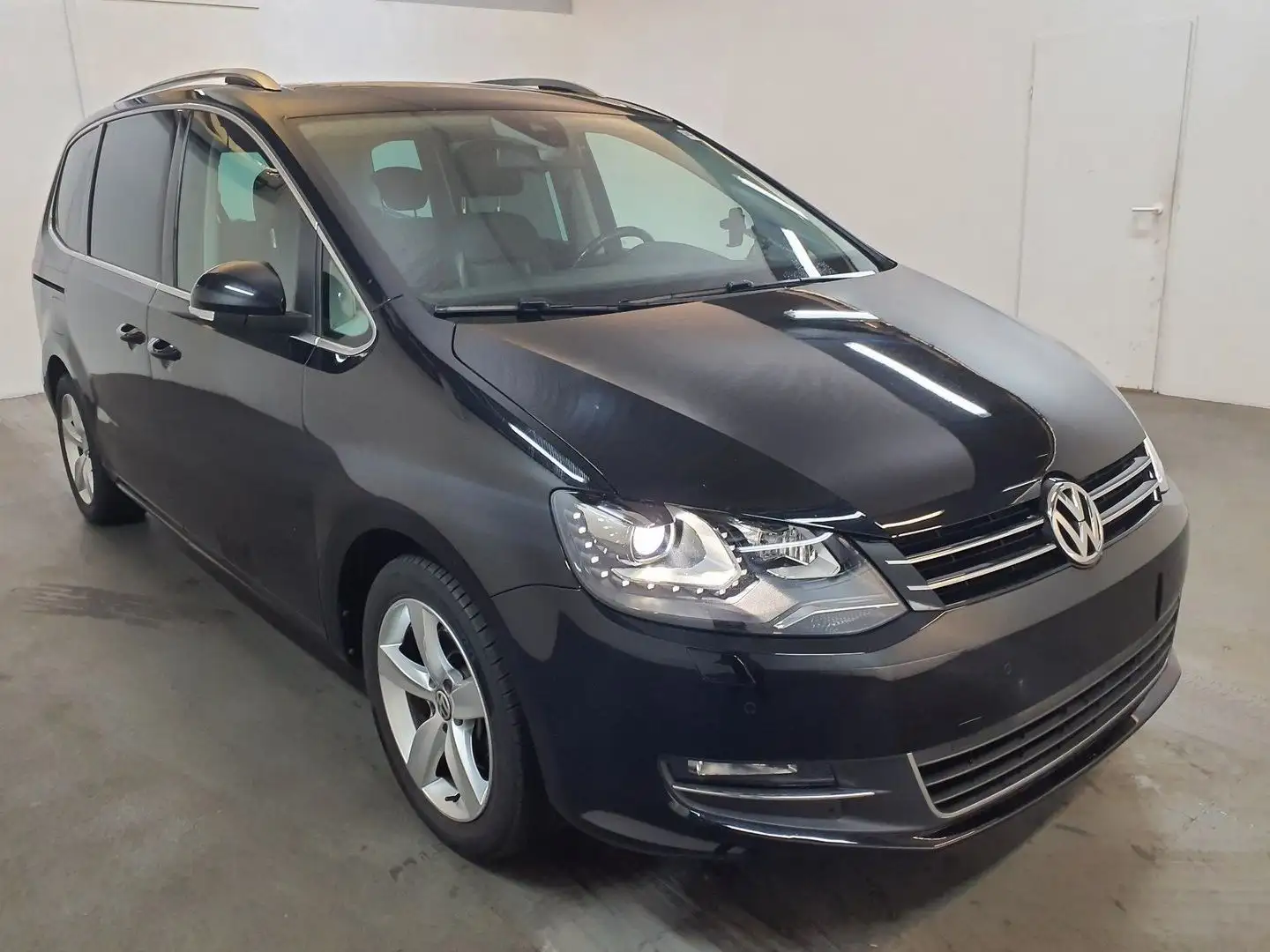 Volkswagen Sharan 2.0TSI DSG Highline-PANODACH-VOLLLEDER- Nero - 1