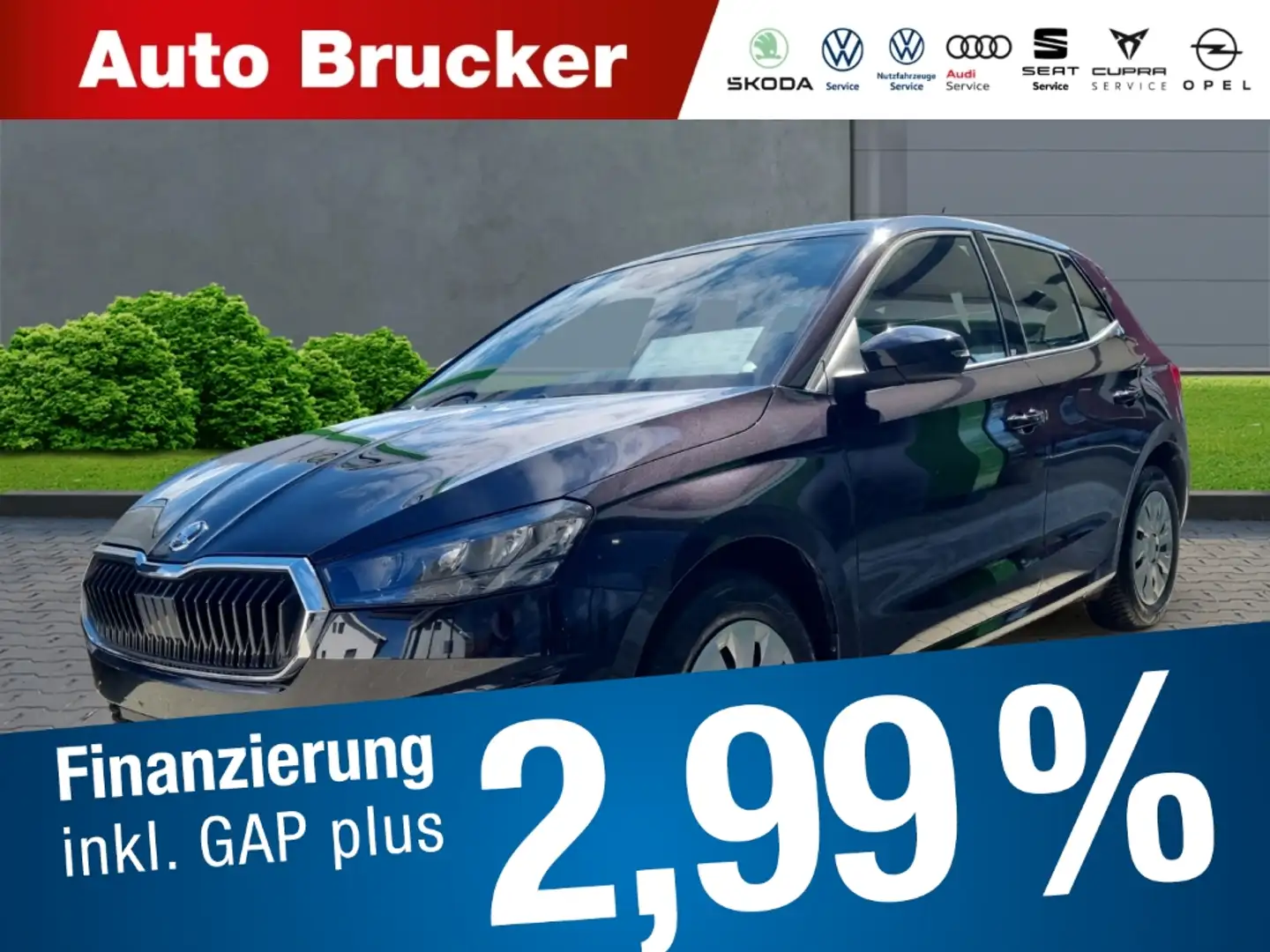 Skoda Fabia Selection 1.0 TSI+Klimaanlage+Sitzheizung+Alufelge Schwarz - 1