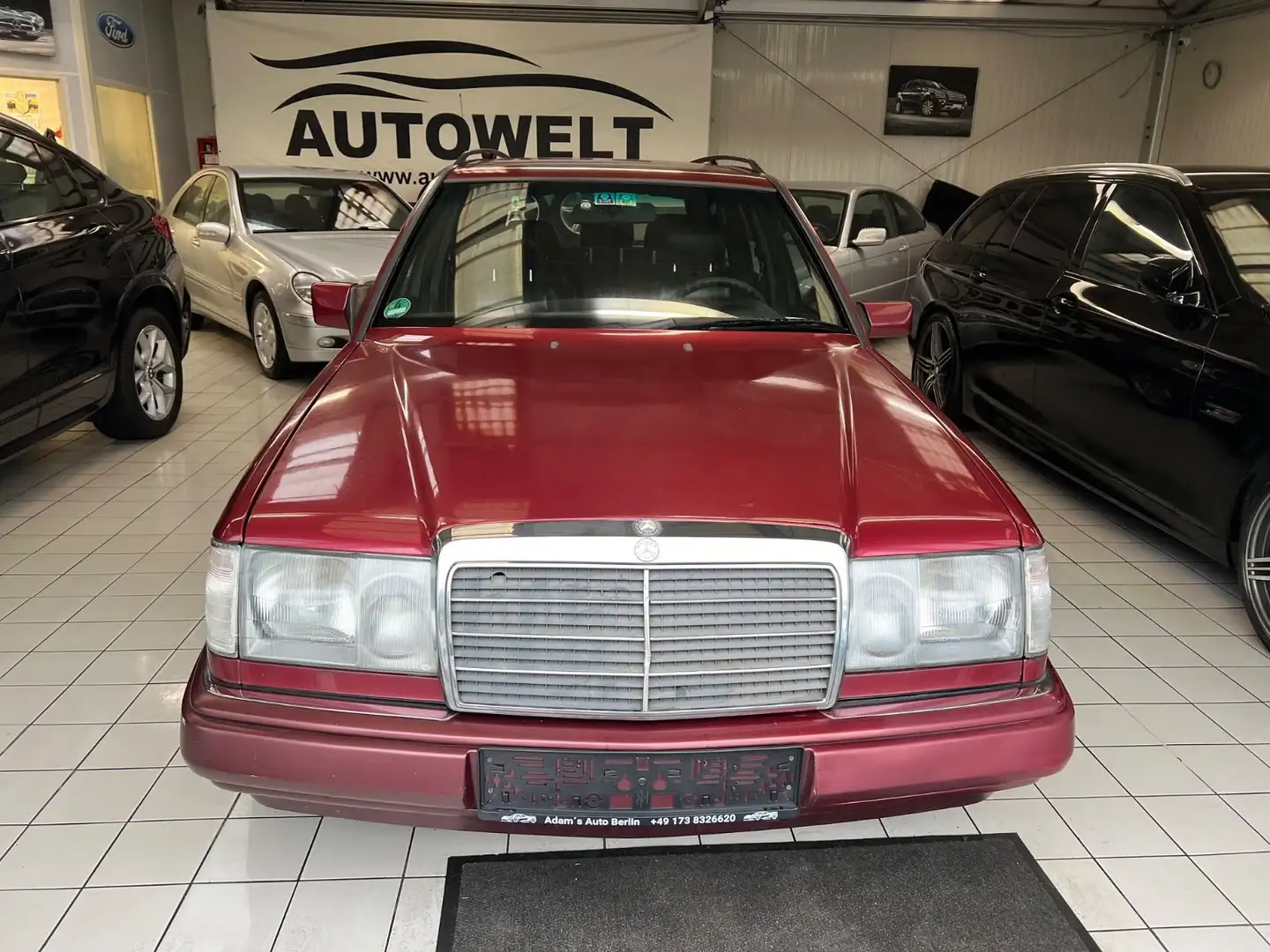 Mercedes-Benz E 300 TE 24 Elegance (W124, 7 Sitzer)*TÜVneu* Rouge - 2