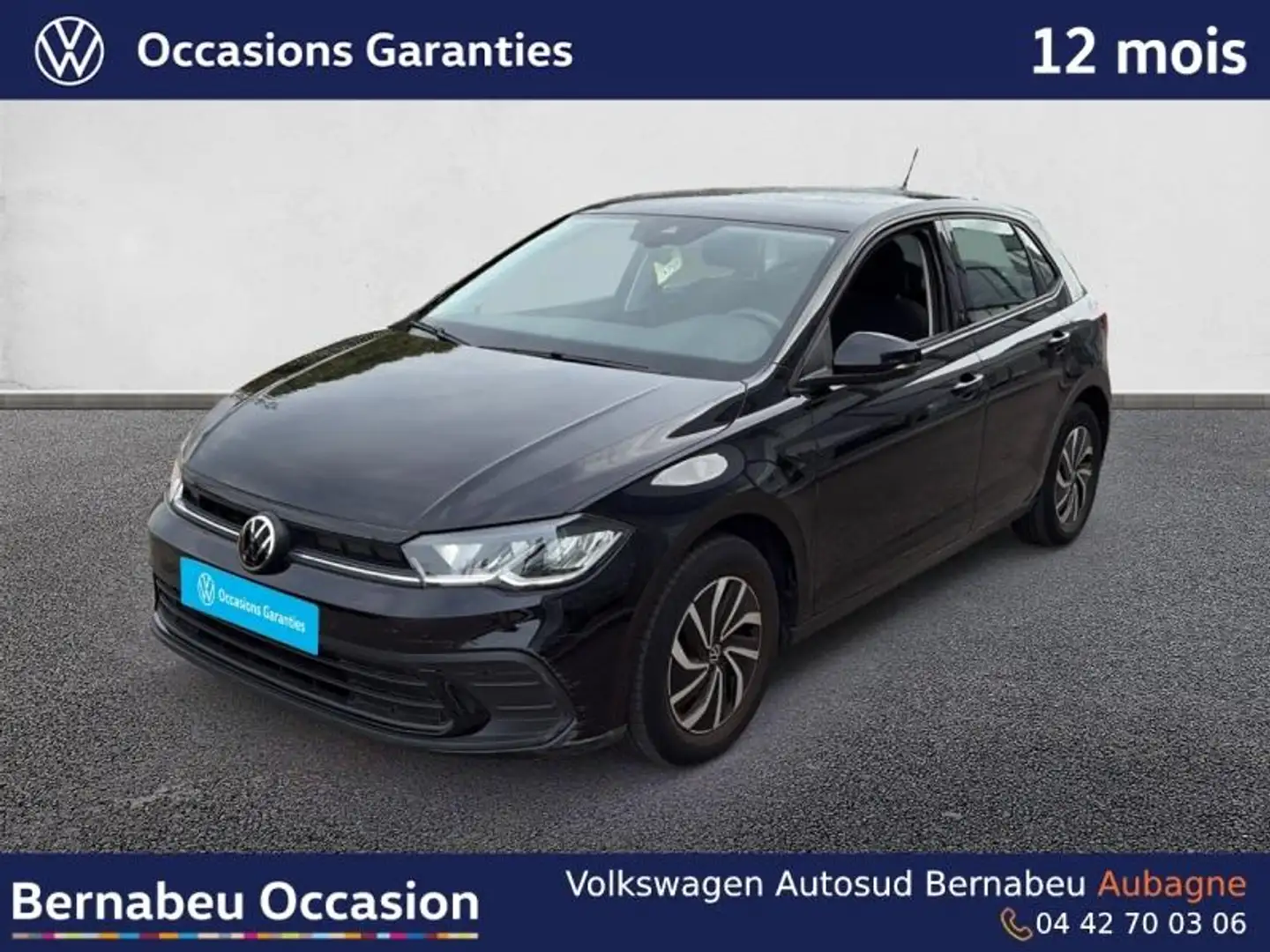 Volkswagen Polo 1.0 TSI 95ch Life Noir - 1