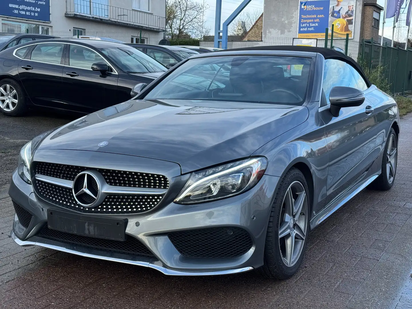 Mercedes-Benz C 180 C 180 Cabrio 9G-TRONIC AMG Line Gris - 1