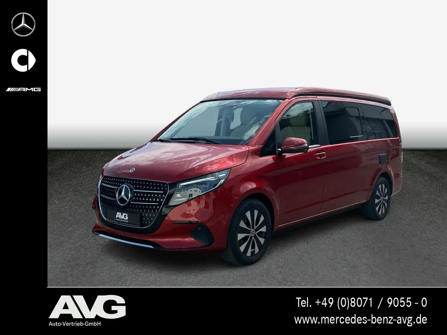 Mercedes-Benz Marco Polo Marco Polo 300 d MULTIBEAM DISTRONIC ELEK. DACH Rot - 1