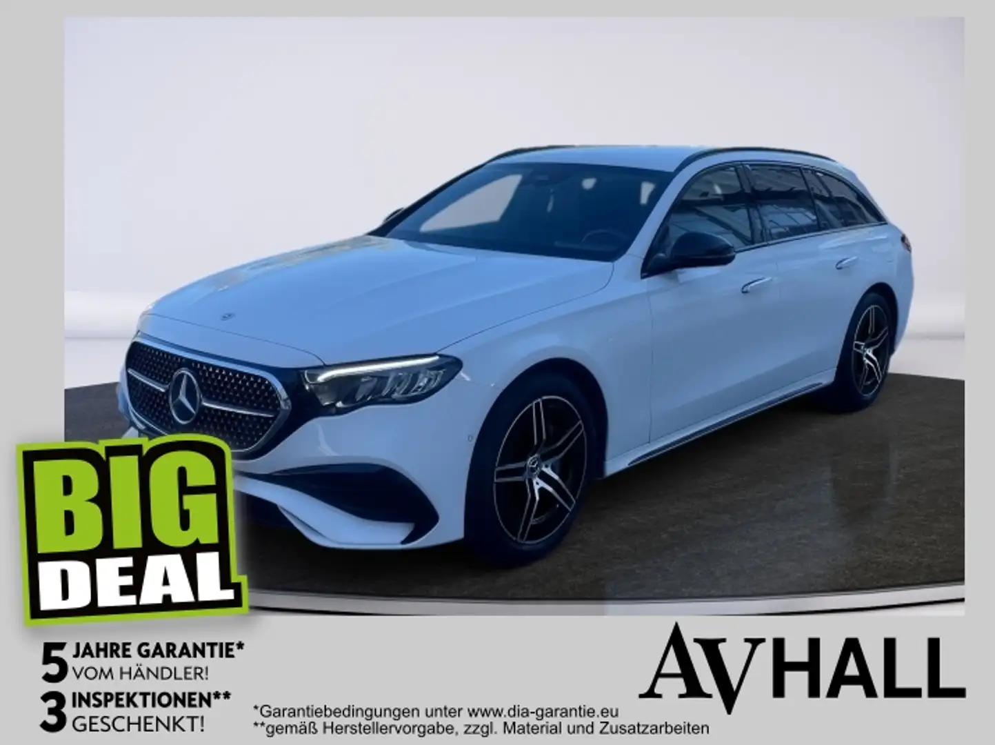 Mercedes-Benz E 300 de T AMG Line Aut. AUT Kam. KlimaA LM Blanc - 1