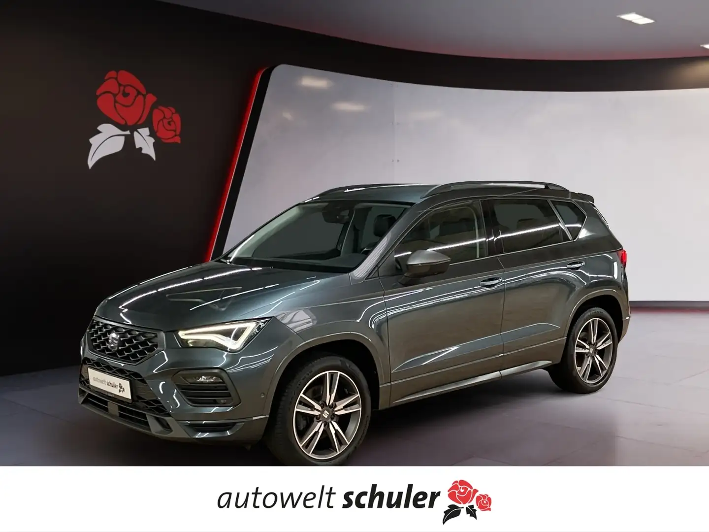 SEAT Ateca 2.0 TSI DSG 4Drive FR AHK LED Navi Standh. Gris - 1