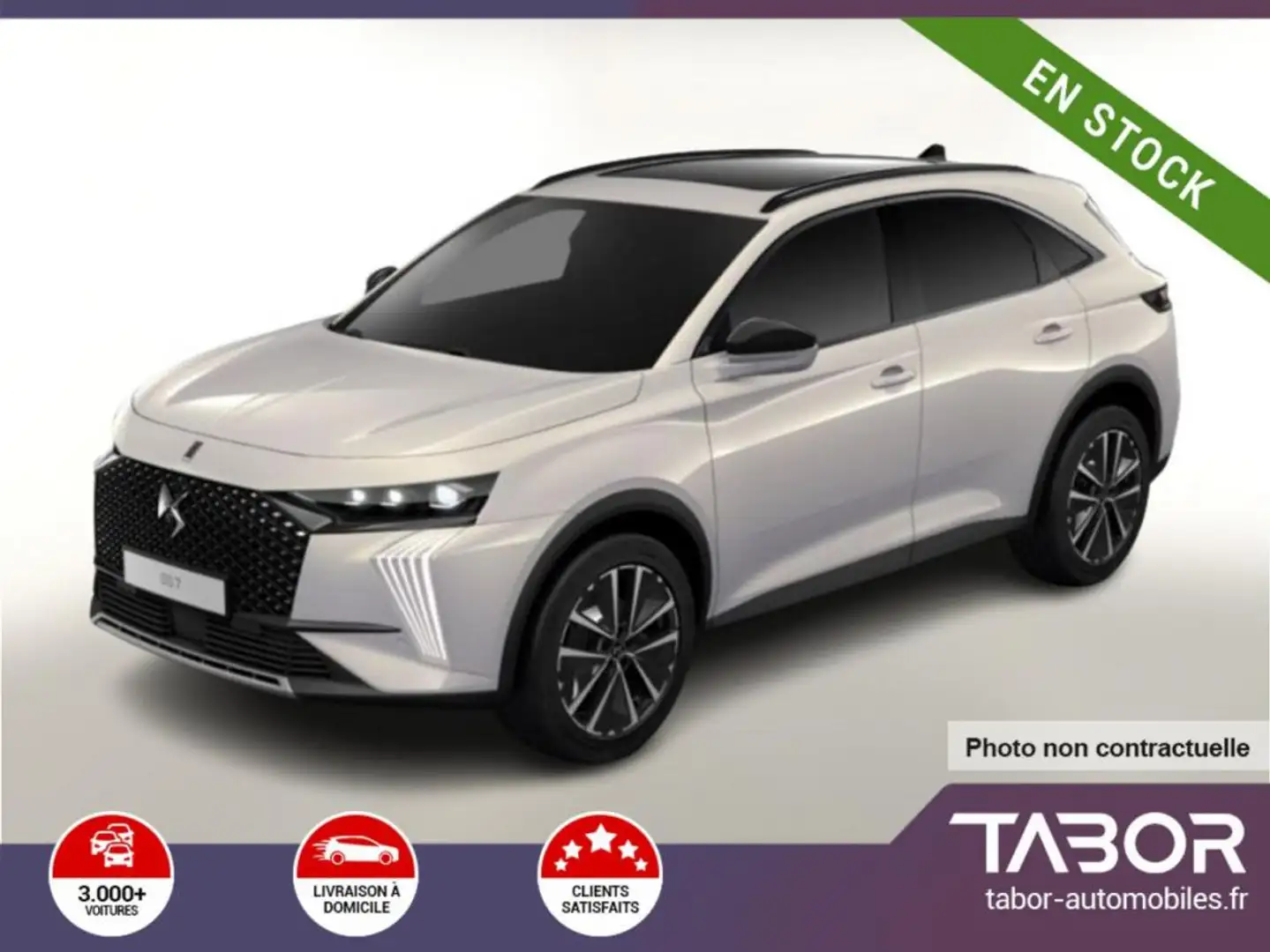 DS Automobiles DS 7 130 EAT8 Pallas LED pano GSP keyl cam pdc Gris - 1