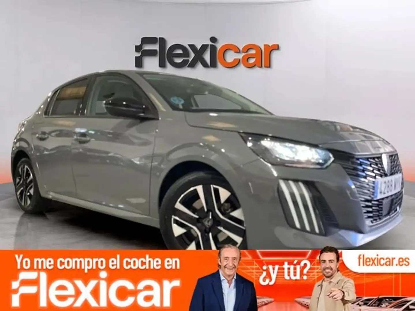 Peugeot 208 Allure Gasolina 100 S&S 6 Vel. MAN Gris - 1