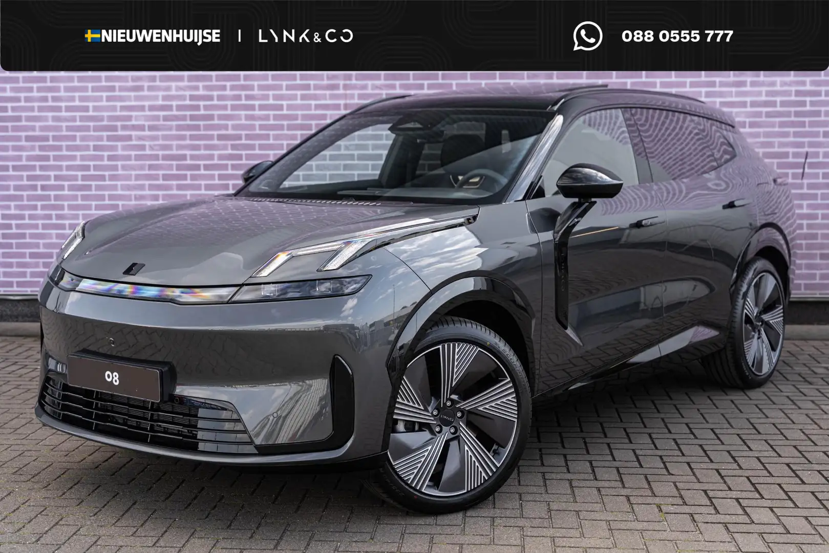 Lynk & Co 08 1.5 More | Actieradius gecombineerd 1100 km | Elek Grau - 1