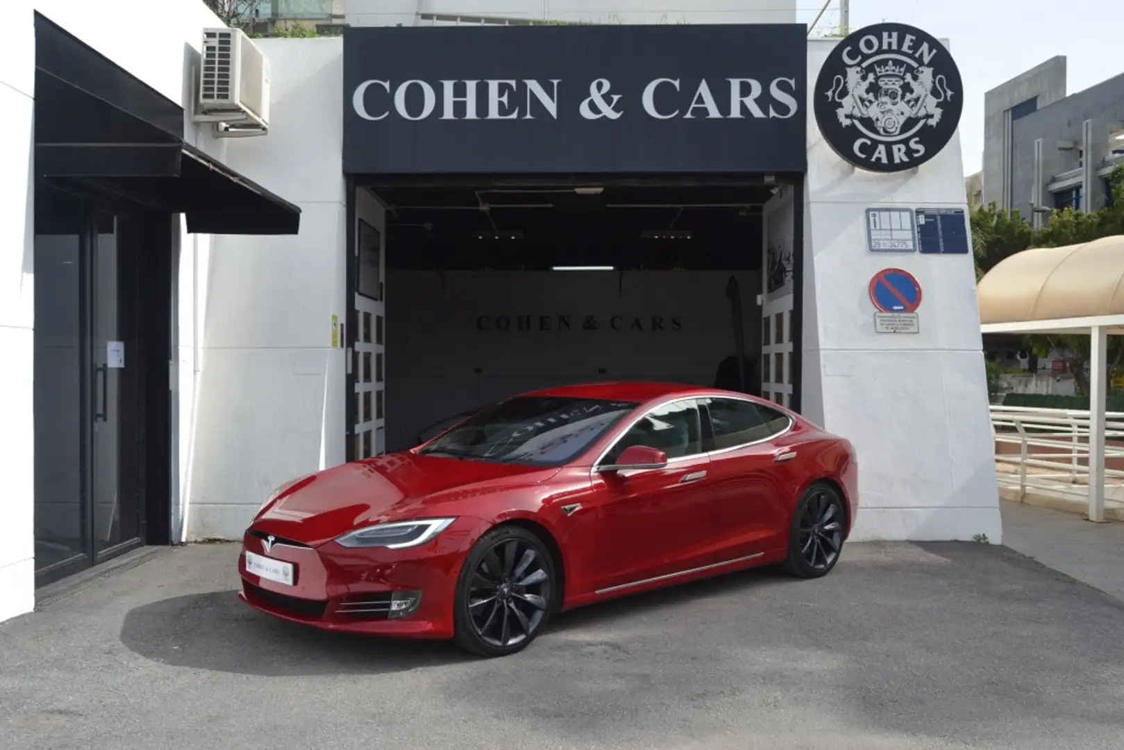 Tesla Model S P90D AWD Roşu - 1