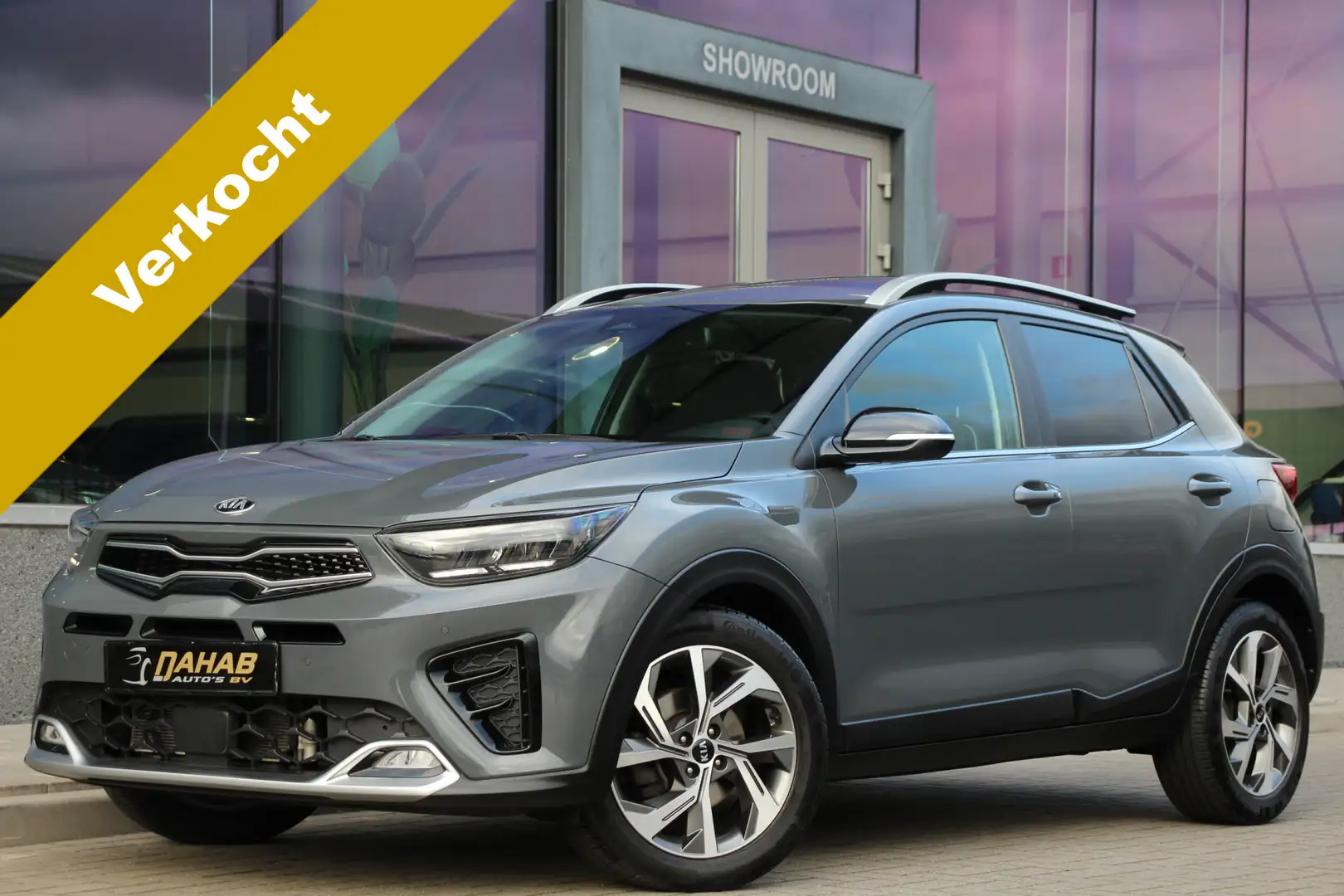 Kia Stonic 1.0 T-GDi MHEV GT-Line | Schuifdak | 120PK | Camer Gris - 1