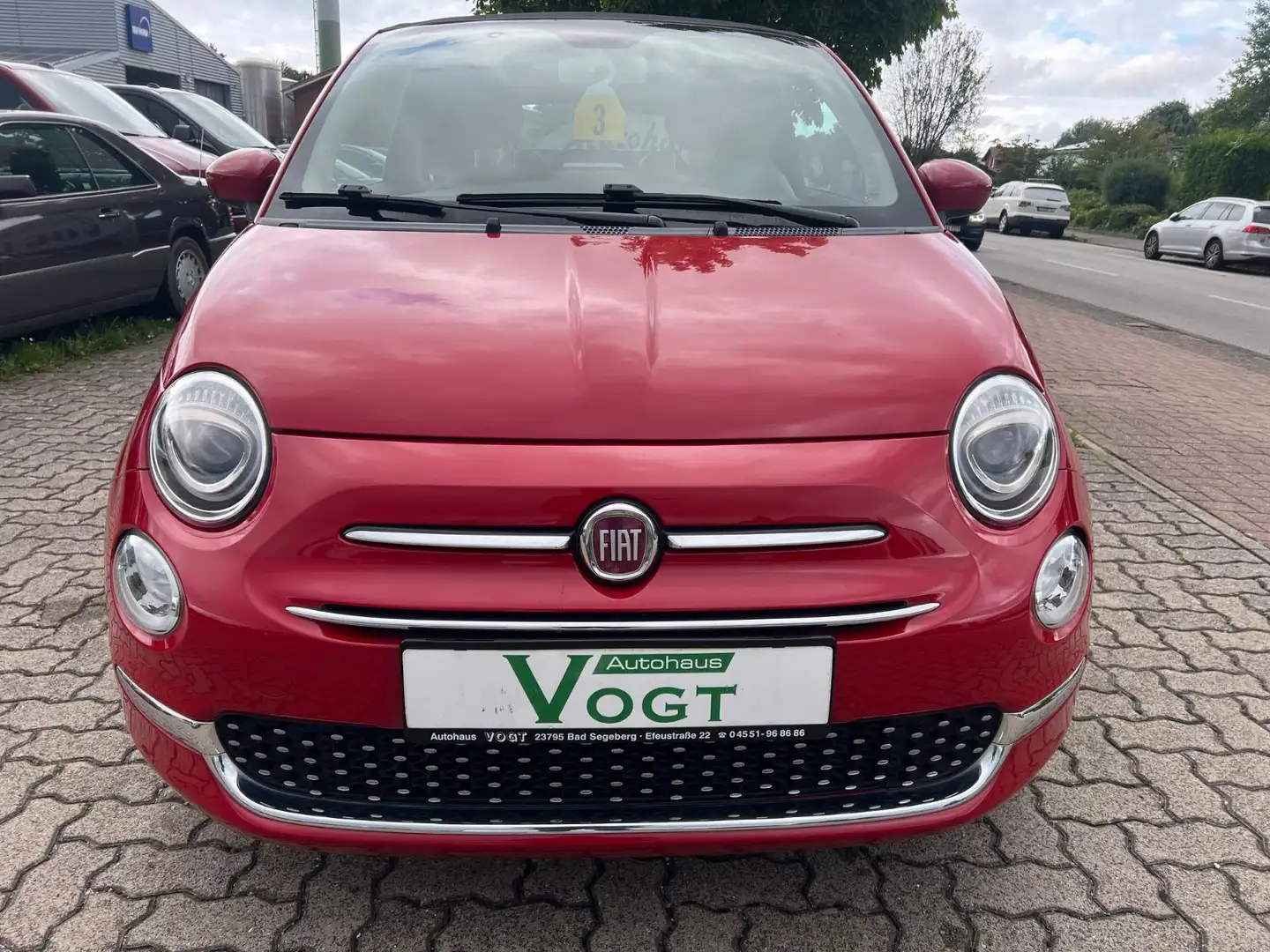 Fiat 500 1.2 TEMP/NAVI/ Rojo - 2