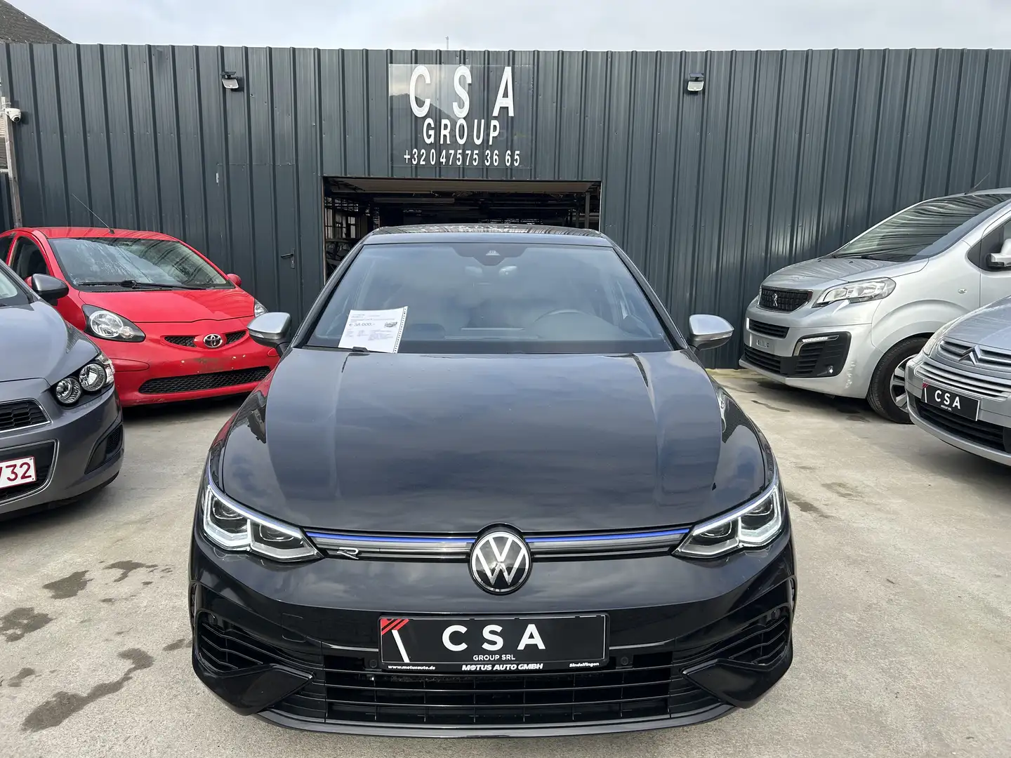 Volkswagen Golf R 2.0 cc DSG PANO ///TVAC// Garantie Zwart - 2