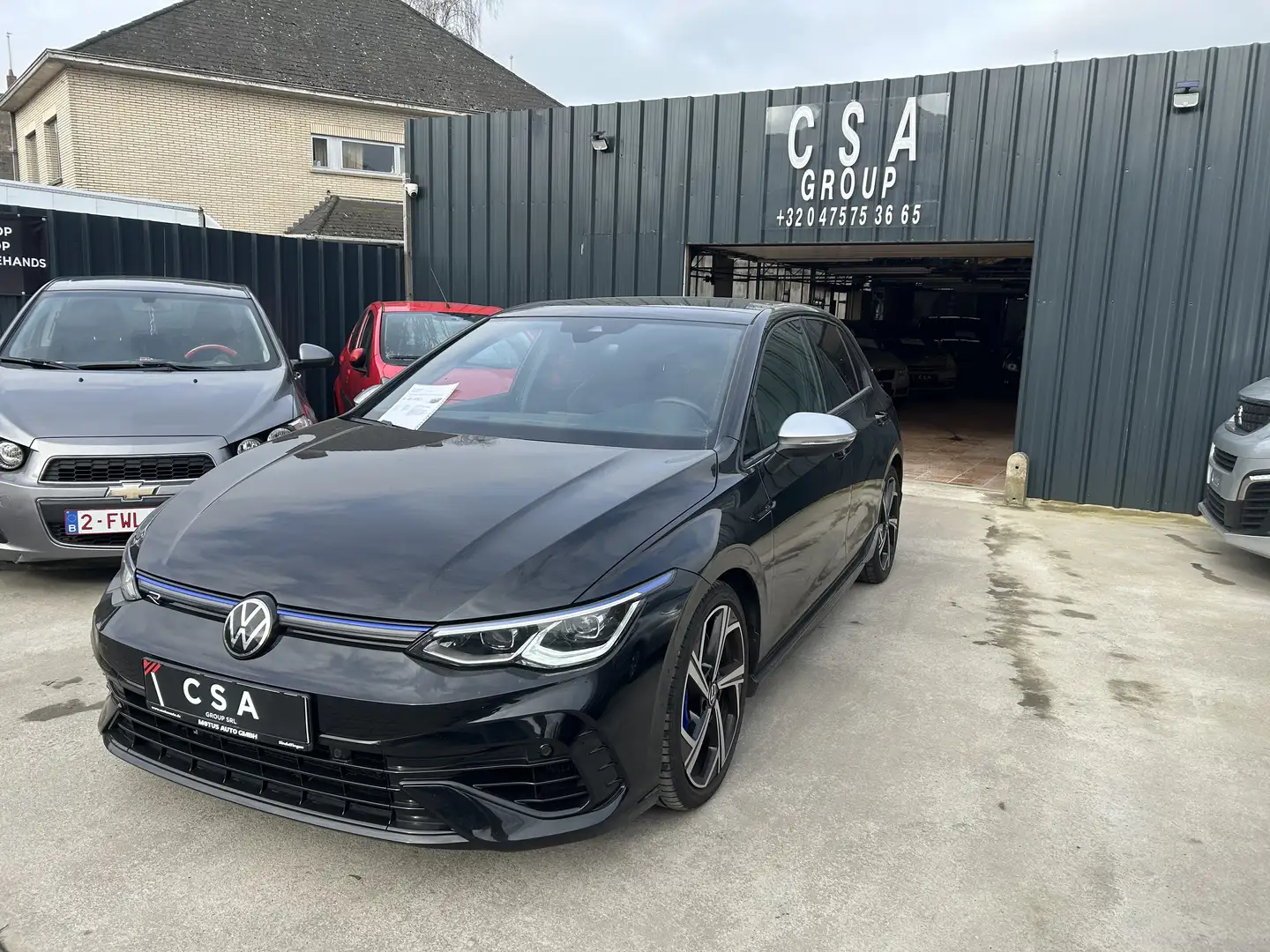 Volkswagen Golf R 2.0 cc DSG PANO ///TVAC// Garantie Zwart - 1