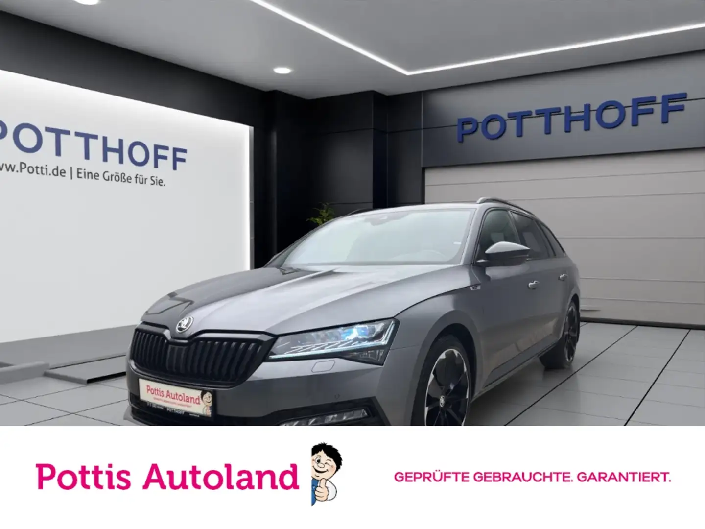 Skoda Superb Combi 2.0 TDI DSG SPORTLINE STANDHZG MATRIX PDC Grau - 1