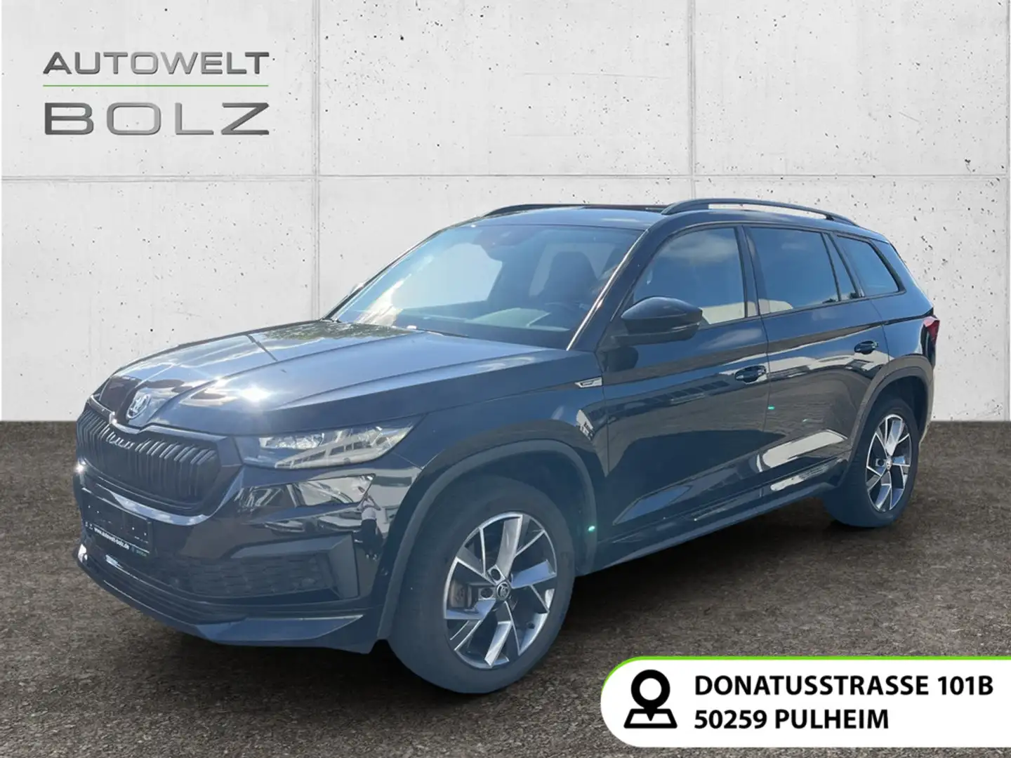 Skoda Kodiaq Sportline 4x4 2.0 TDI AHK Navi 360 Kamera Schwarz - 1