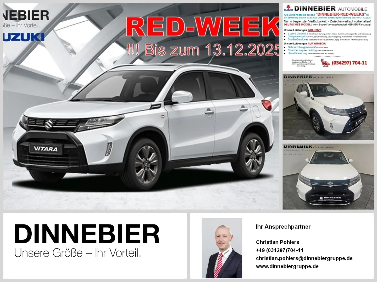 Suzuki Vitara Comfort (MT) inkl. Allwetterreifen *5 Jahre Garant Blanc - 1