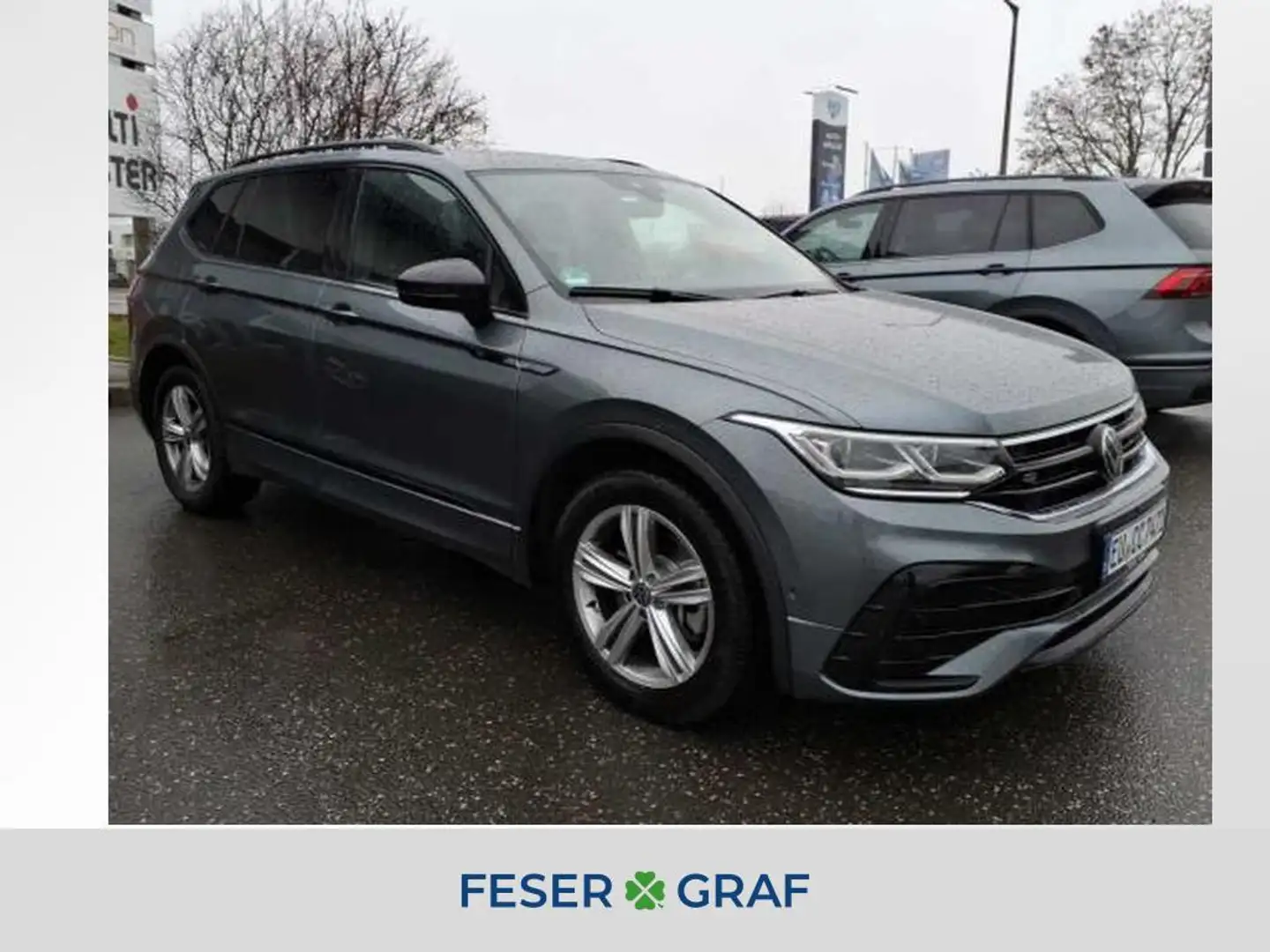 Volkswagen Tiguan Allspace 2.0 TSI DSG R-Line 7-SITZE AHK Grau - 1