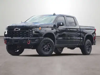 Black 2023 Chevrolet Silverado 1500 Pickup Truck Four-Wheel Drive Automatic