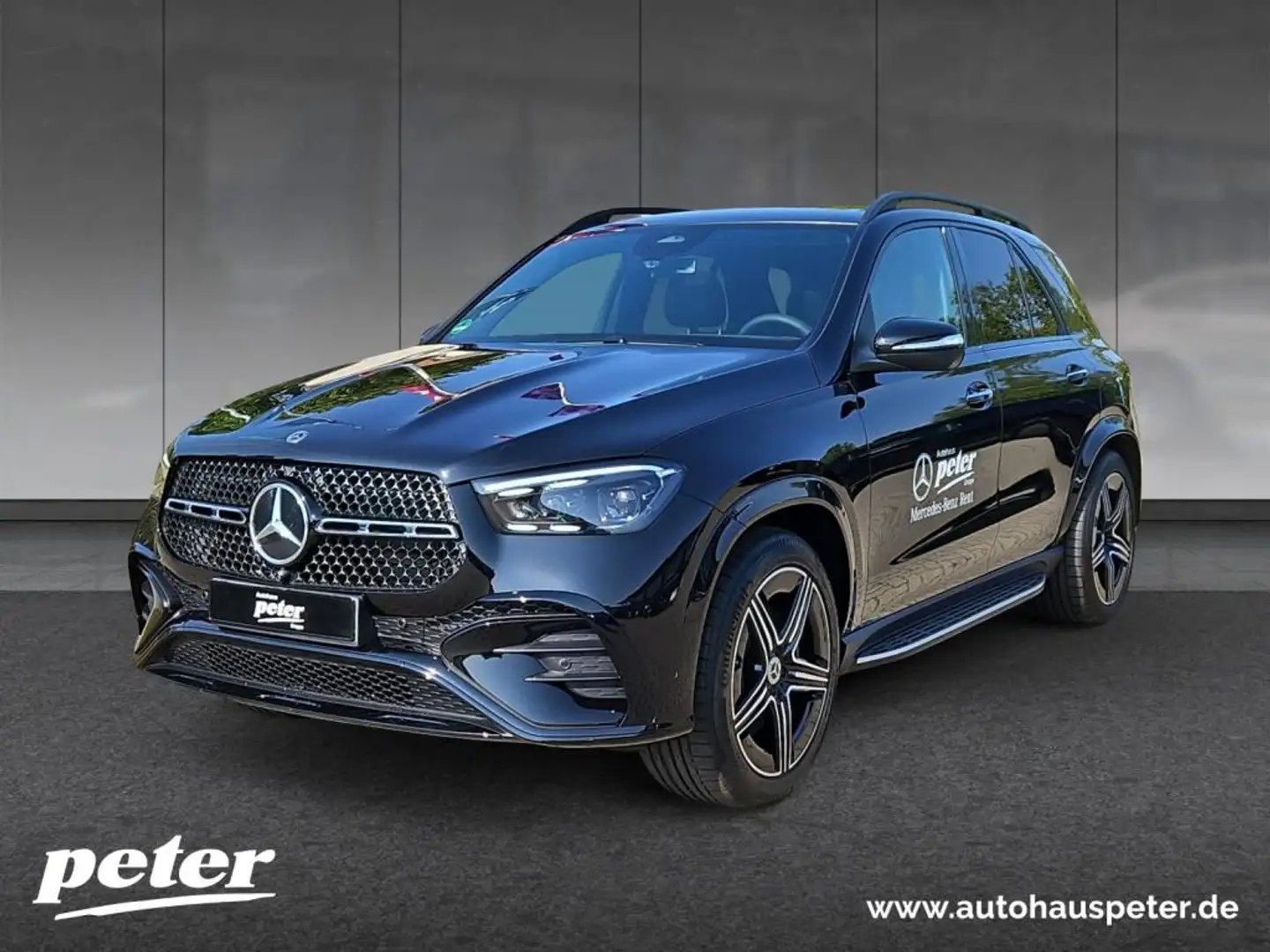 Mercedes-Benz GLE 350 de 4MATIC AMG, Airmatic, AHV, Multibeam Czarny - 1