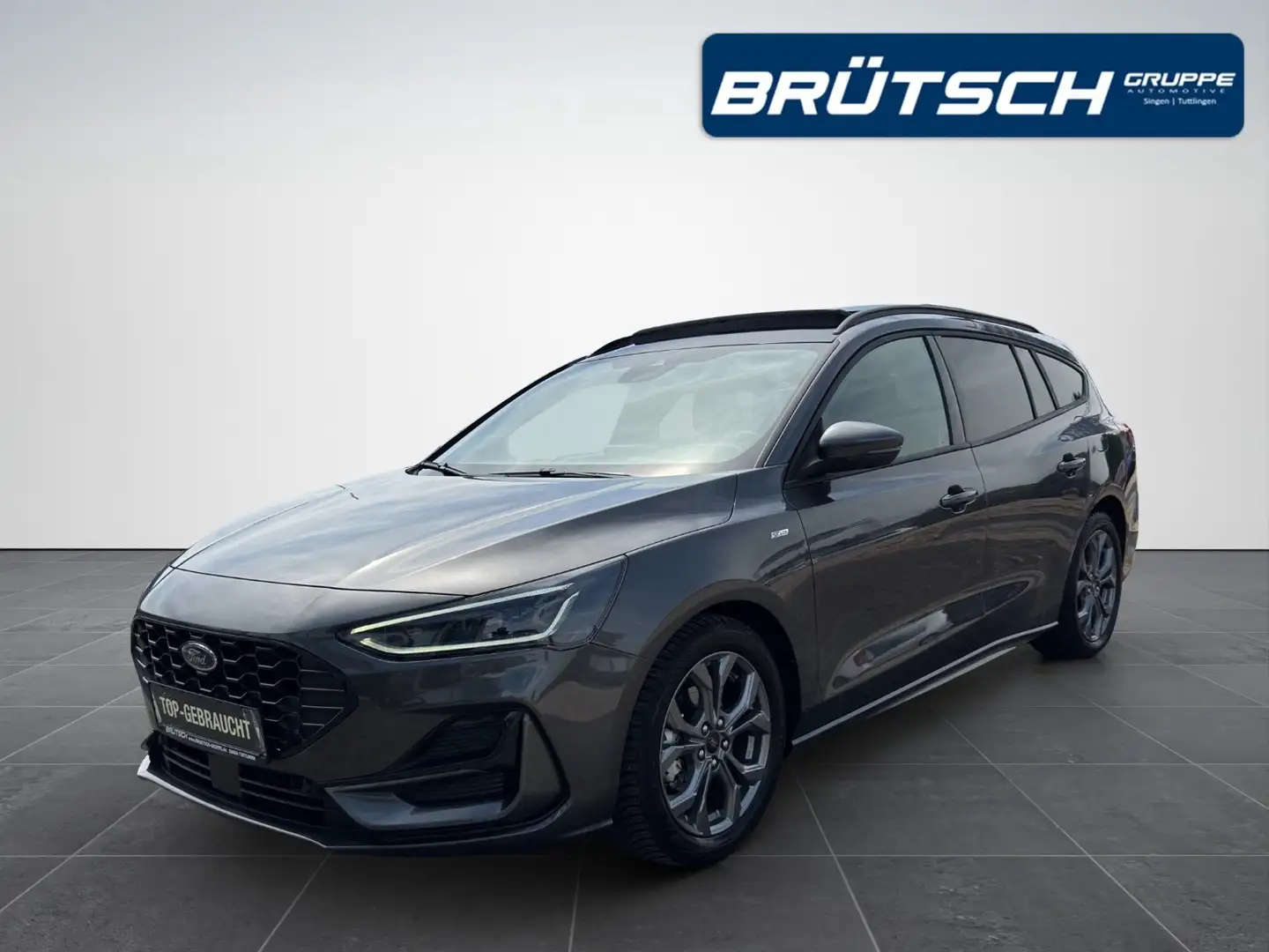 Ford Focus Turnier 1.0 ST-LINE AUTOMATIK / NAVI / AHK / PANOA Grau - 1