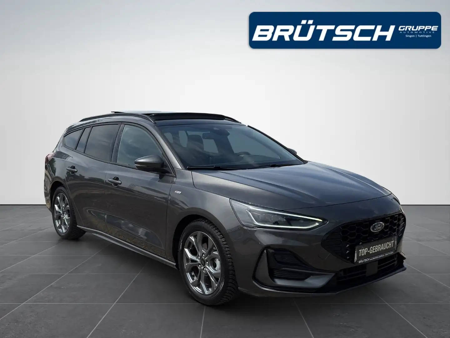 Ford Focus Turnier 1.0 ST-LINE AUTOMATIK / NAVI / AHK / PANOA Grau - 2