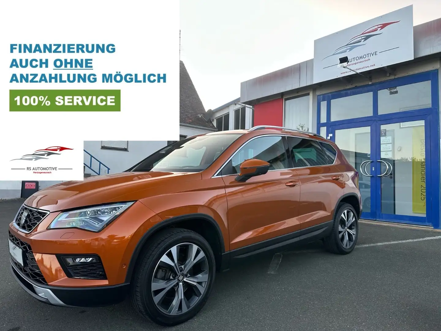 SEAT Ateca Xcellence 1.4TSI*Alcanta.*Navi*LED*AHK*LED Oranje - 1