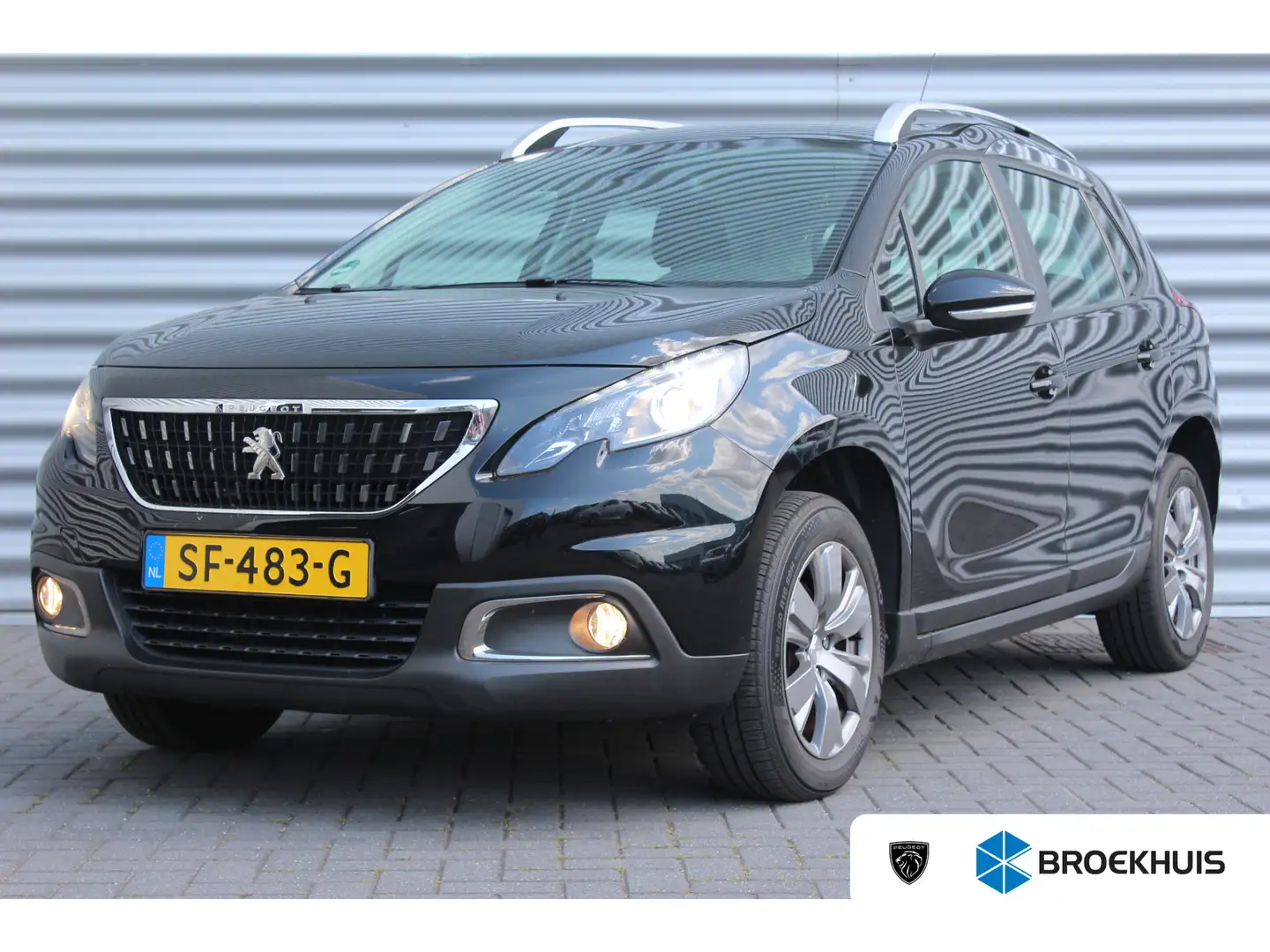 Peugeot 2008 1.2 PURETECH 110PK BLUE LION / NAVI / AIRCO / LED Zwart - 1
