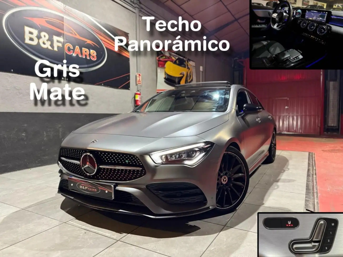 Mercedes-Benz CLA 250 4Matic 7G-DCT Gris - 1