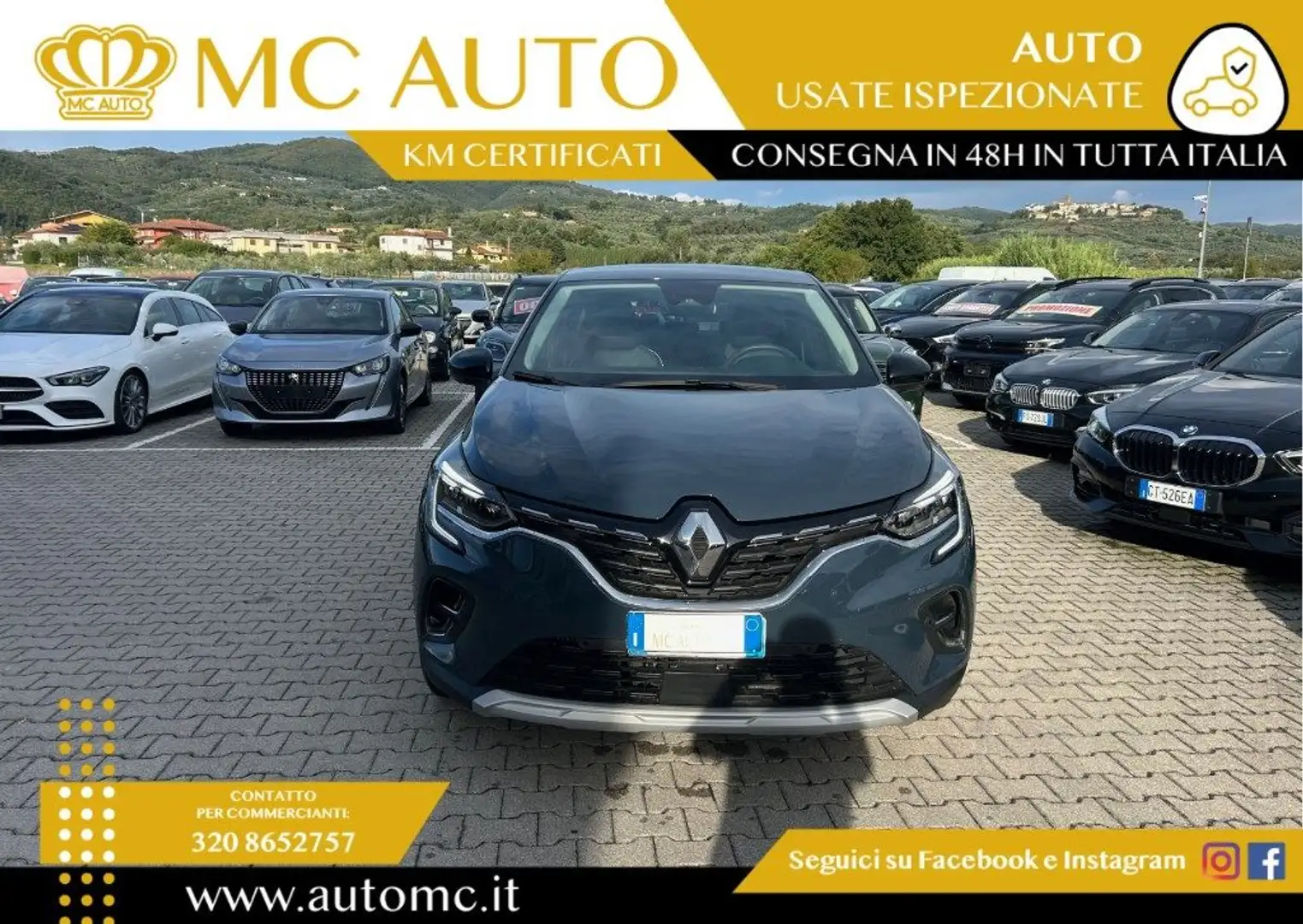 Renault Captur TCe 100 CV GPL Techno PROMO CON FINAZIAMENTO Bleu - 2