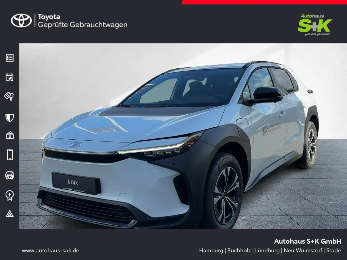 Toyota bZ4X Teamplayer*R-Kamera*Navi*Teilleder*Elk.Sitze**** Alb - 1