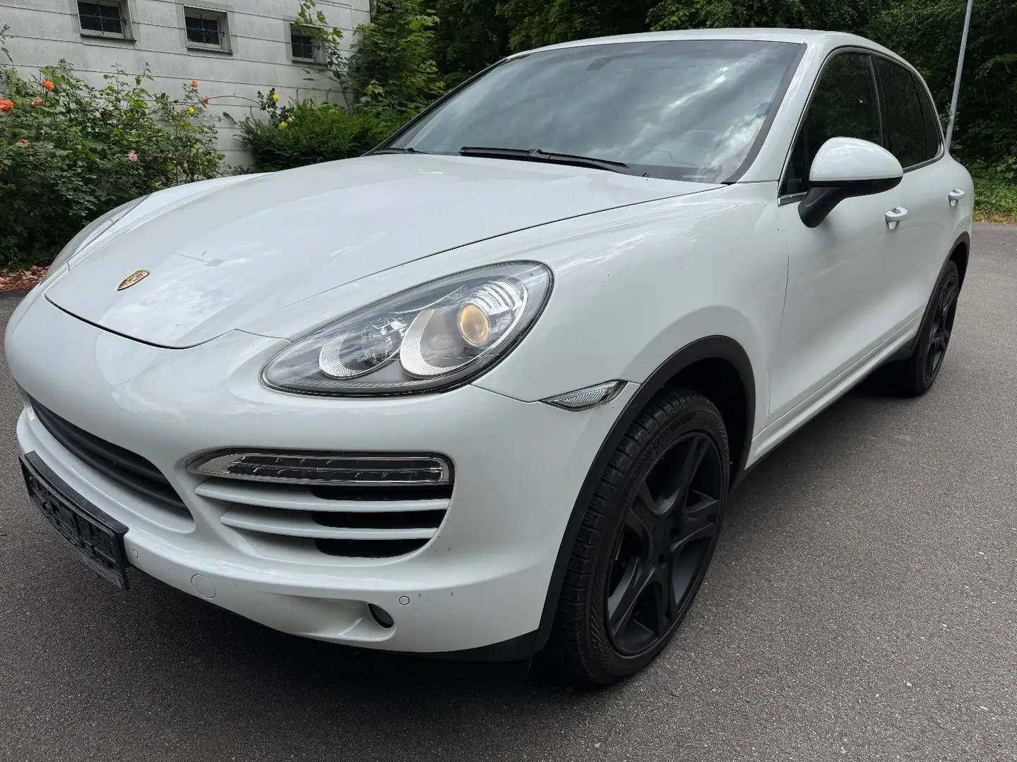 Porsche Cayenne Diesel**1 Hand**Leder**Navi** Bianco - 1